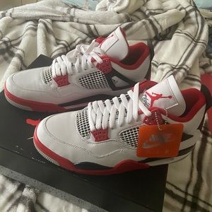 Air Jordan 4’s , Fire Reds